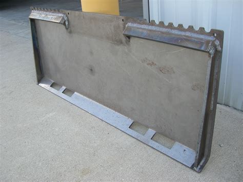 skid steer plate|skid steer plate for excavator.